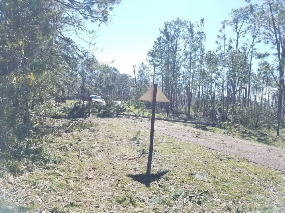 Conditions at Jim Woodruff Lock and Dam following Hurricane Michael