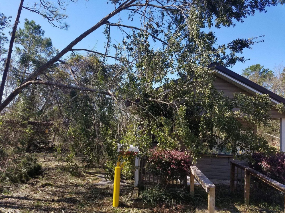 Conditions at Jim Woodruff Lock and Dam following Hurricane Michael