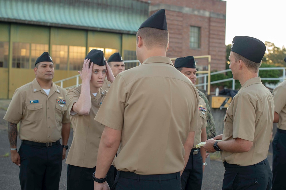 NOSC Pensacola Conducts Uniform Inspection