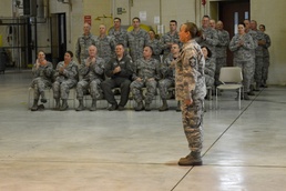 145th Airlift Wing Welcomes First Female 145th Maintenance Group Chief Master Sgt. Lisa Phillips