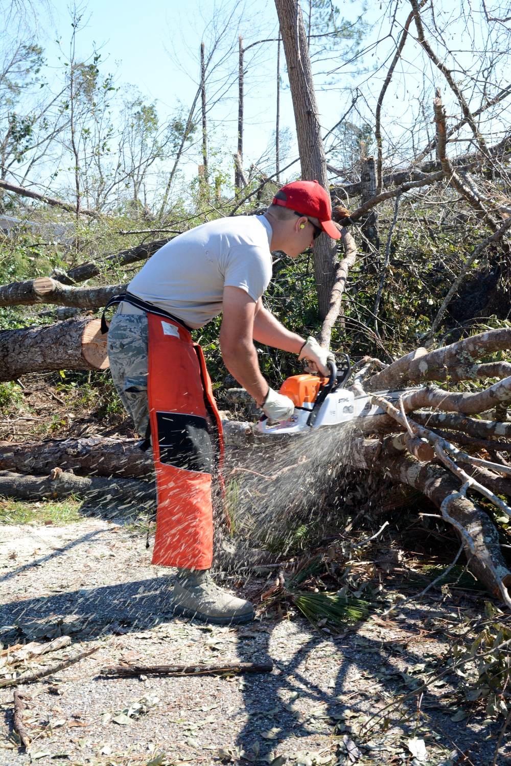 202nd REDHORSE clears debris after Hurricane Michael