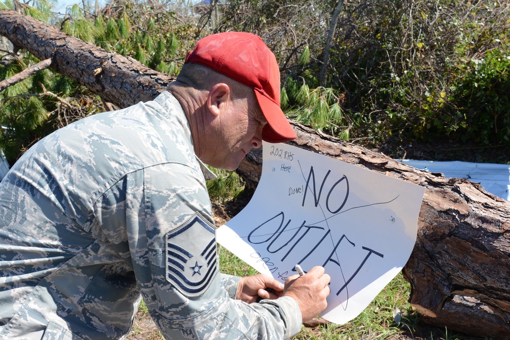 202nd REDHORSE clears debris after Hurricane Michael