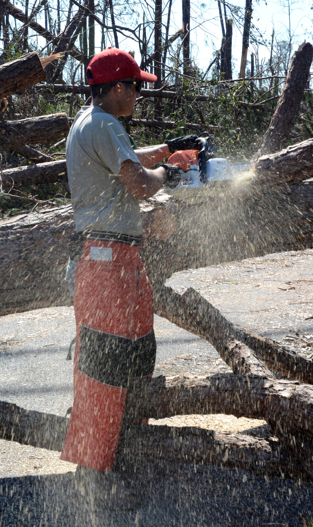 202nd REDHORSE clears debris after Hurricane Michael