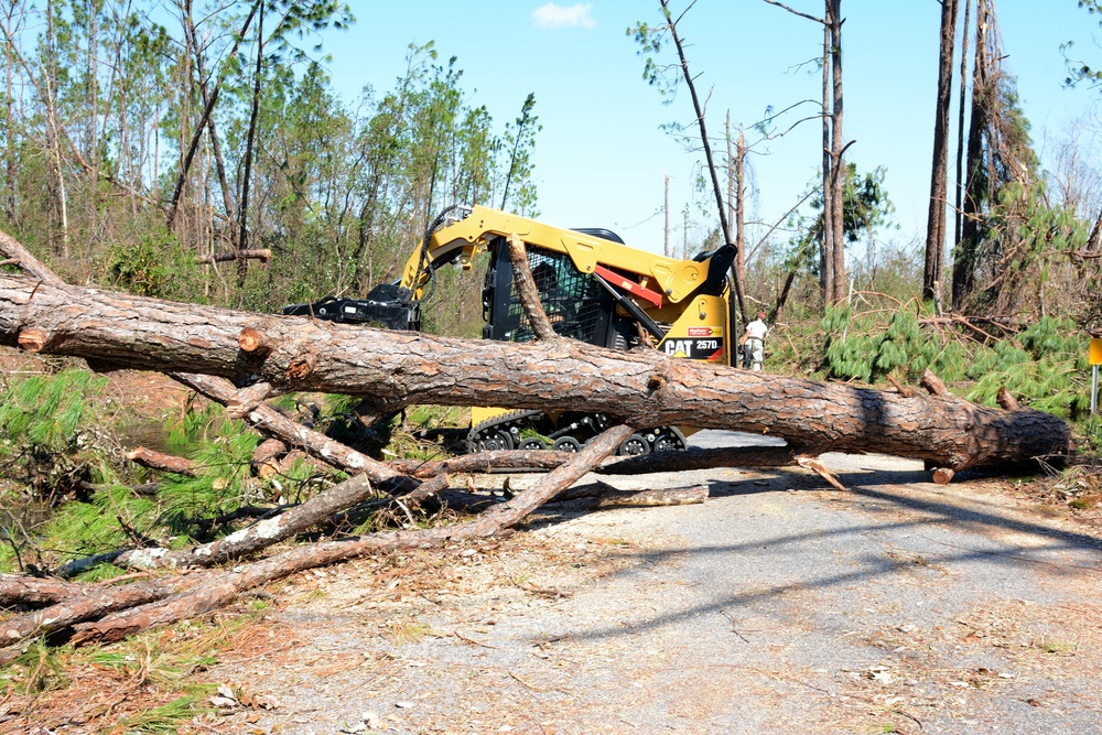 202nd REDHORSE clears debris after Hurricane Michael
