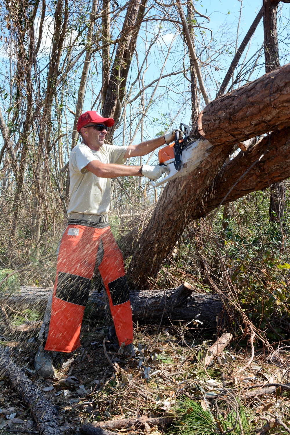202nd REDHORSE clears debris after Hurricane Michael