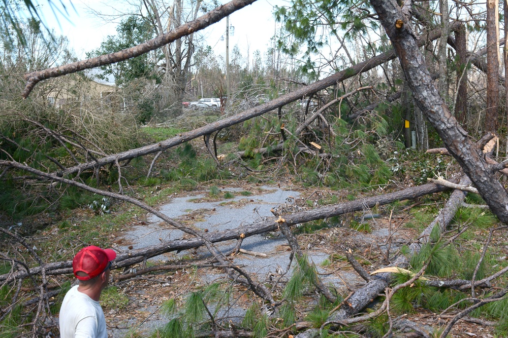 202nd REDHORSE clears debris after Hurricane Michael