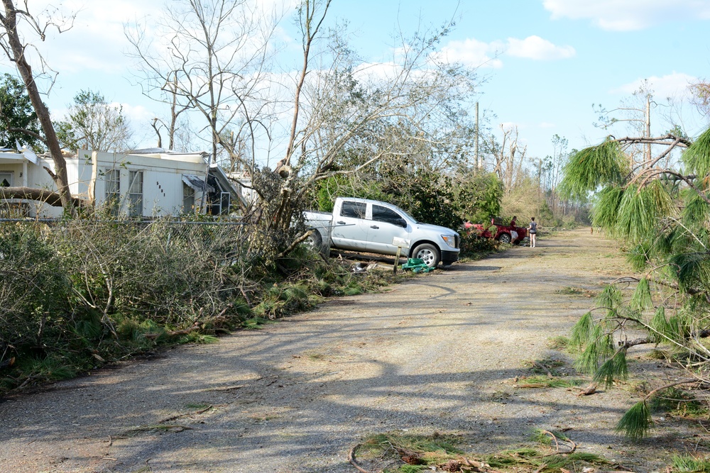 202nd REDHORSE clears debris after Hurricane Michael
