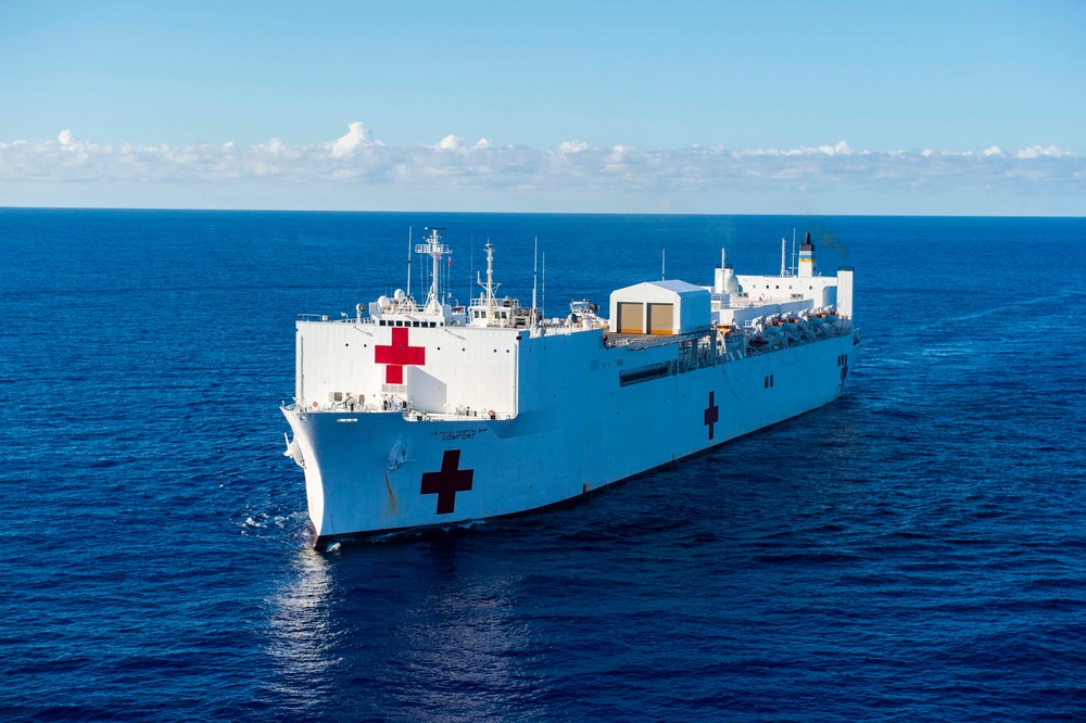 USNS Comfort Heads to Central and South America