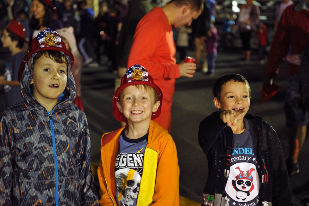 Yokota Firefighters Put on a Show for Fire Prevention Week