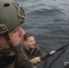 The 31st MEU’s Amphibious Reconnaissance Platoon practice Helocast aboard the Wasp