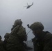 The 31st MEU’s Amphibious Reconnaissance Platoon practice Helocast aboard the Wasp