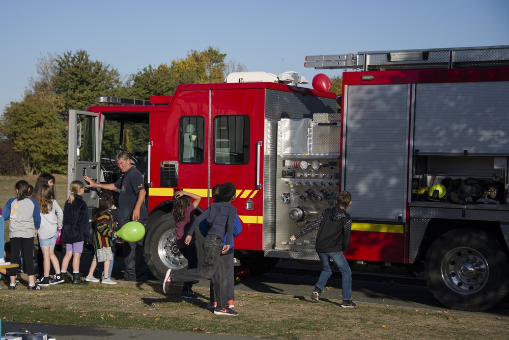 Fire Department visits Ansbach Elementary School