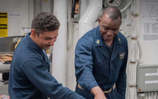 USS Jason Dunham celebrates U.S. Navy's 243rd Birthday