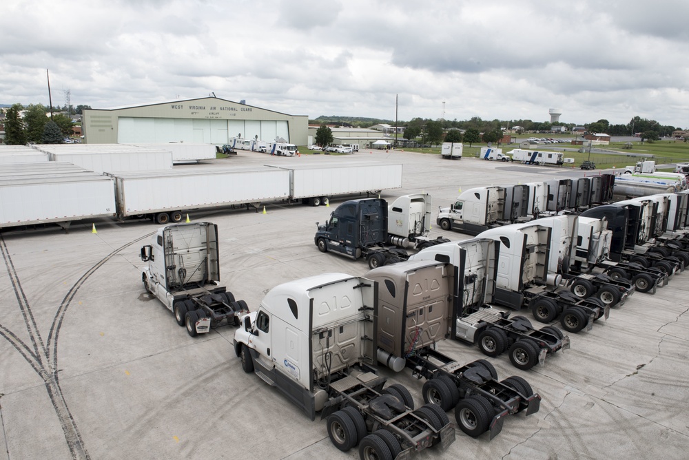 Wing serves as staging area for FEMA