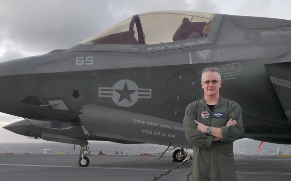 F-35 ITF test pilot conducts the world’s first SRVL