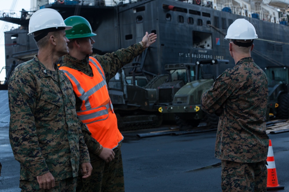 2nd MLG Chief of Staff Tours Troops in Norway