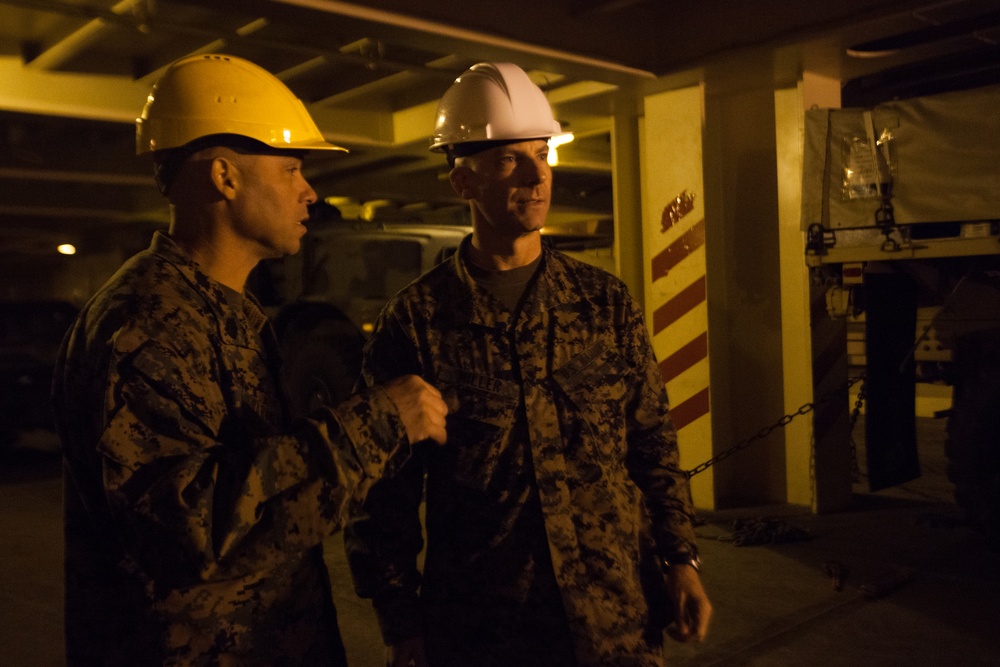 2nd MLG Chief of Staff Tours Troops in Norway