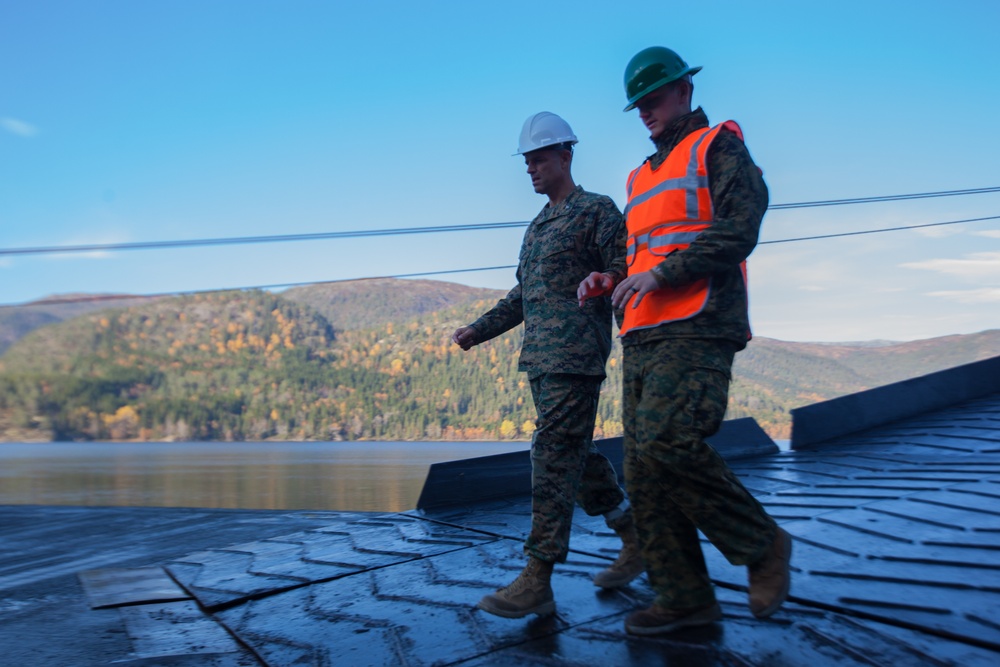 2nd MLG Chief of Staff Tours Troops in Norway