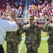 ROTC cadets take oath at 49r's stadium