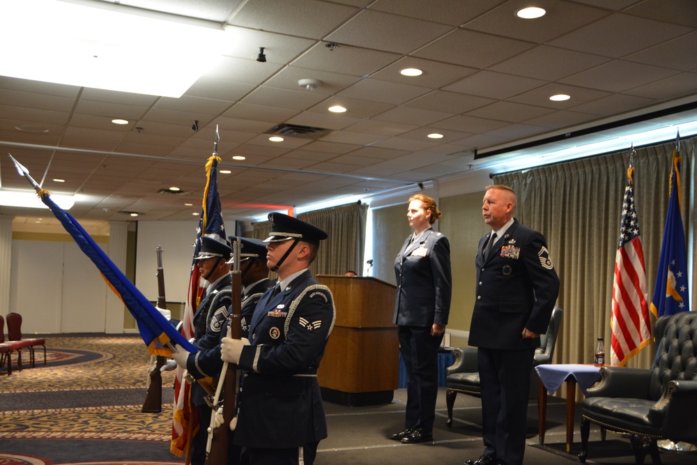 Senior Master Sgt. Cantrell retires