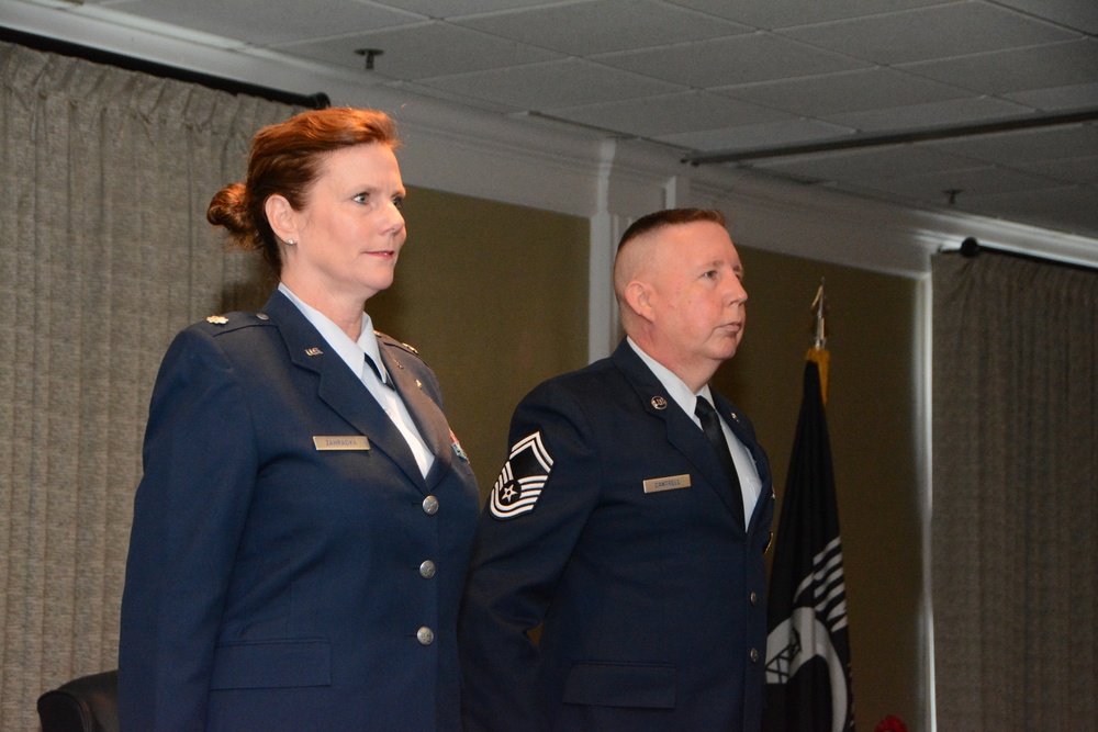 Senior Master Sgt. Cantrell retires