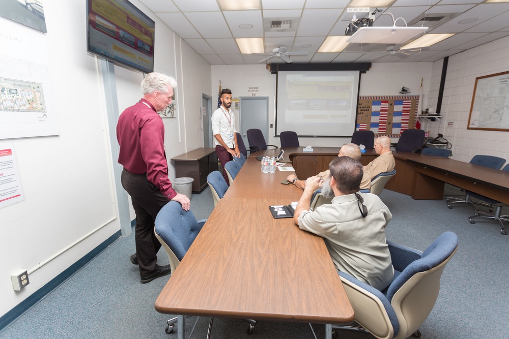 MCLB Barstow command visits Barstow Unified School District