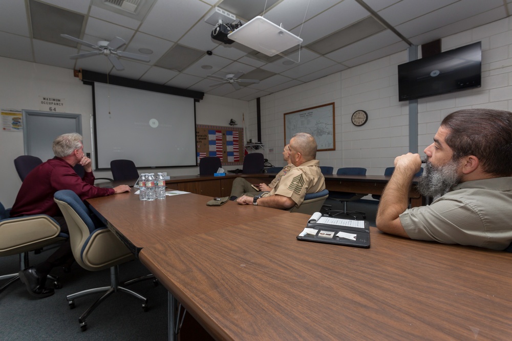 MCLB Barstow command visits Barstow Unified School District