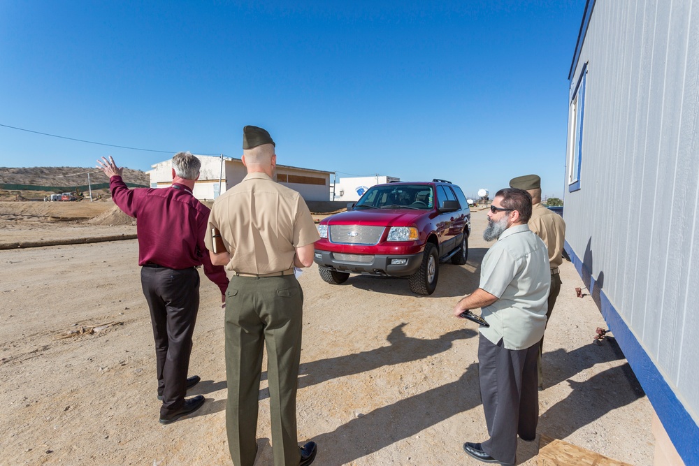 MCLB Barstow command visits Barstow Unified School District