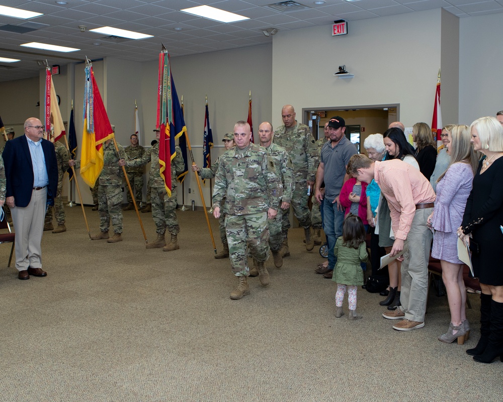 Oklahoma National Guard Change of Responsibility Ceremony.