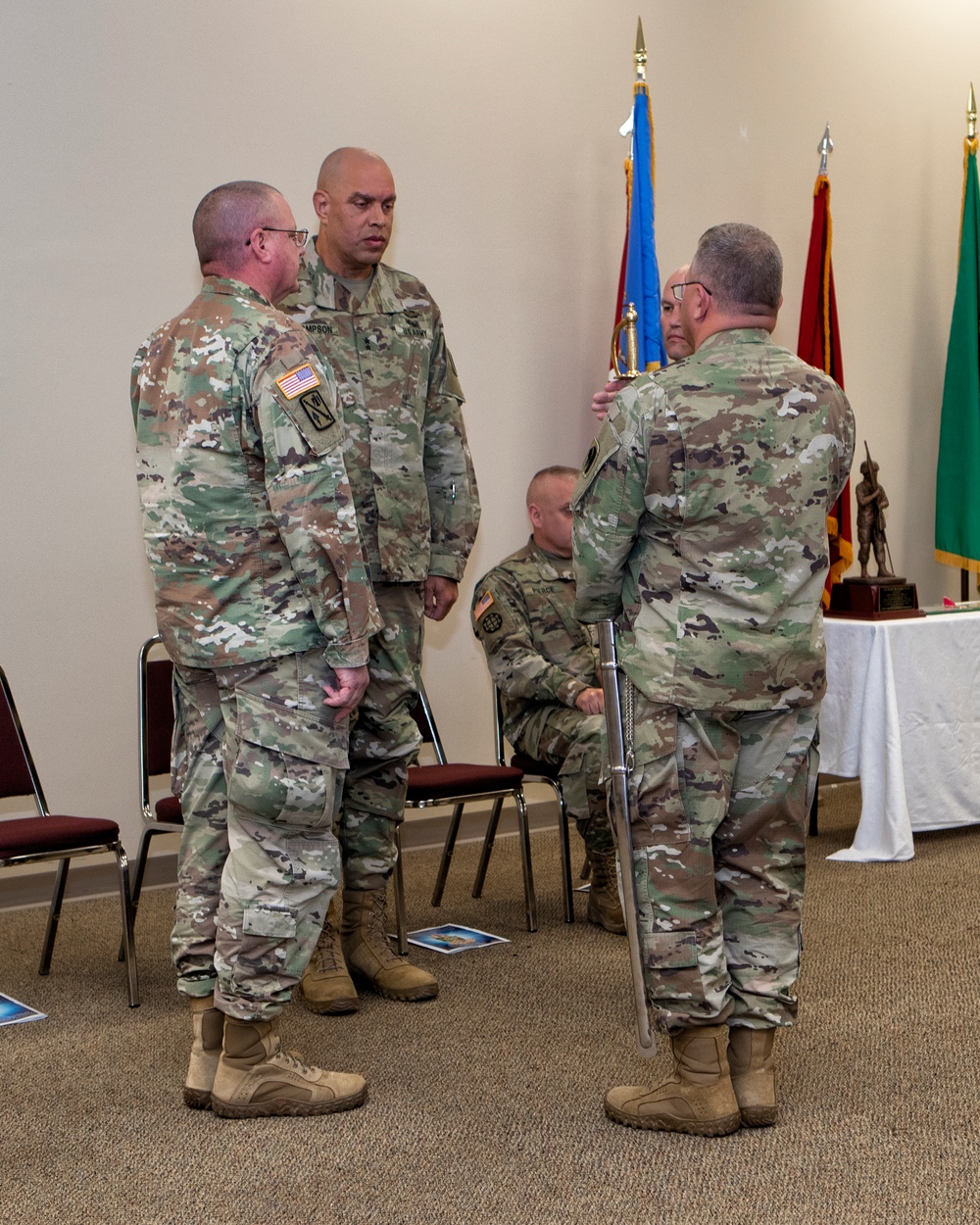 Oklahoma National Guard Change of Responsibility Ceremony.