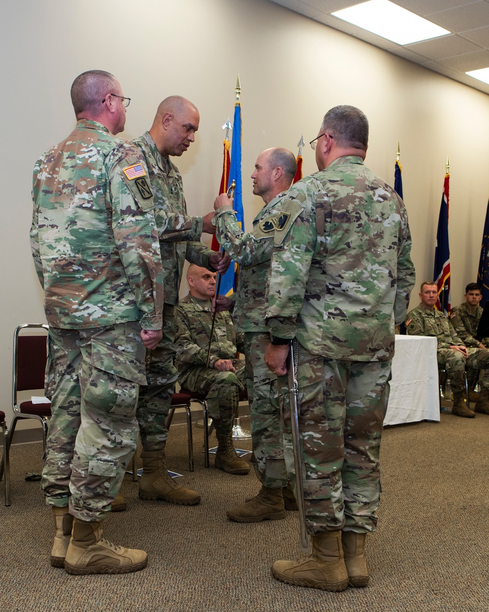 Oklahoma National Guard Change of Responsibility Ceremony.