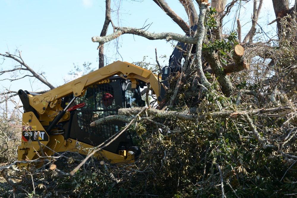 202nd REDHORSE clears debris after Hurricane Michael