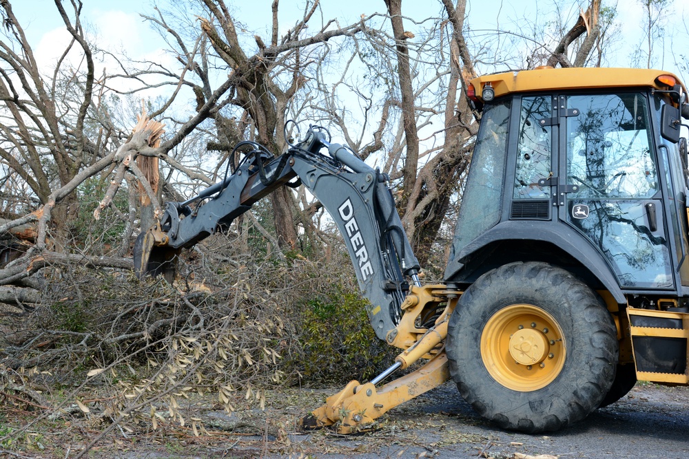 202nd REDHORSE clears debris after Hurricane Michael