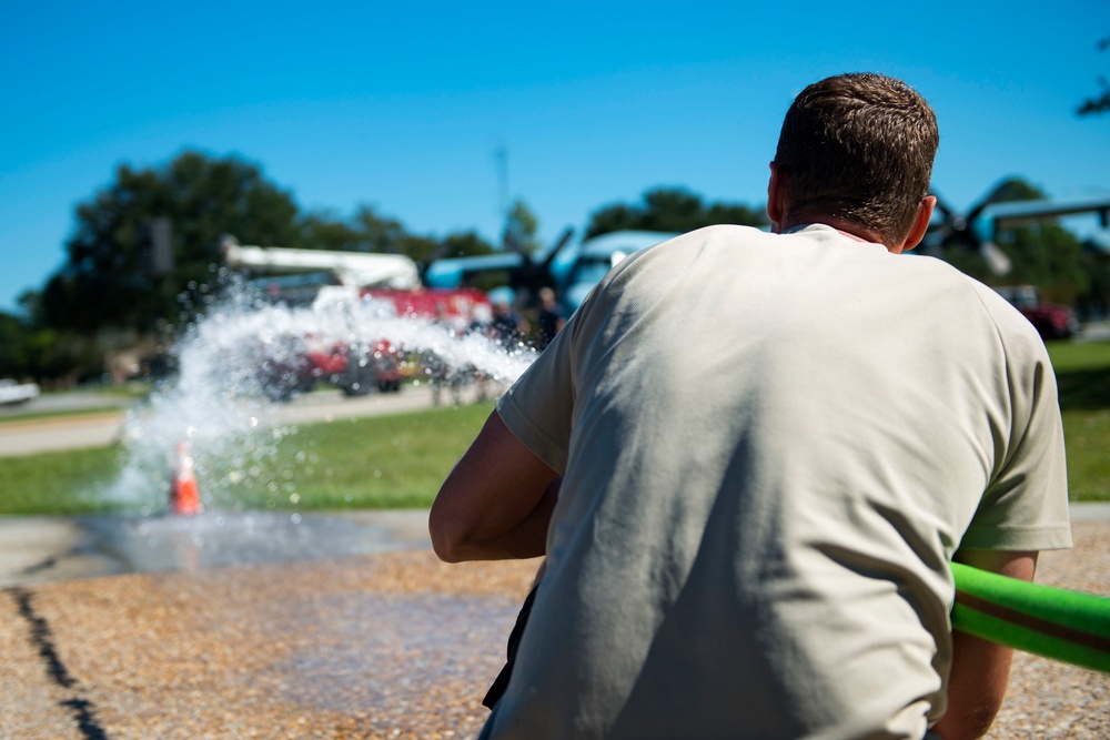 Airmen ‘bring the heat’ during annual fire muster