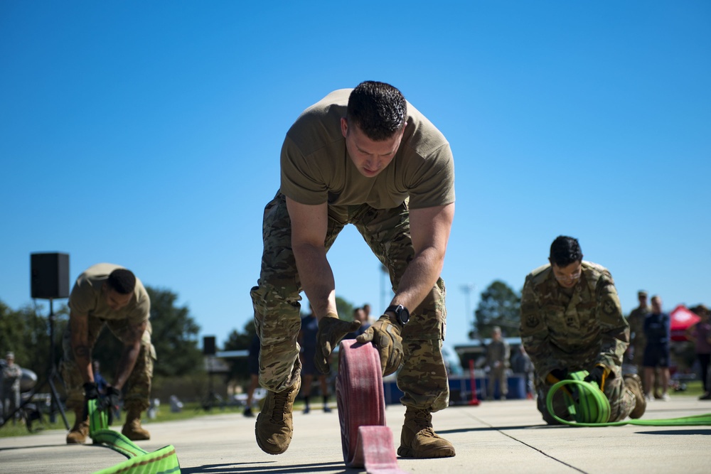 Airmen ‘bring the heat’ during annual fire muster