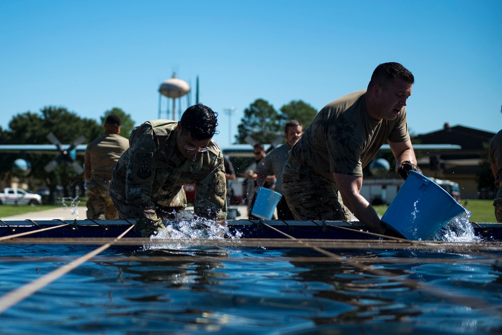 Airmen ‘bring the heat’ during annual fire muster