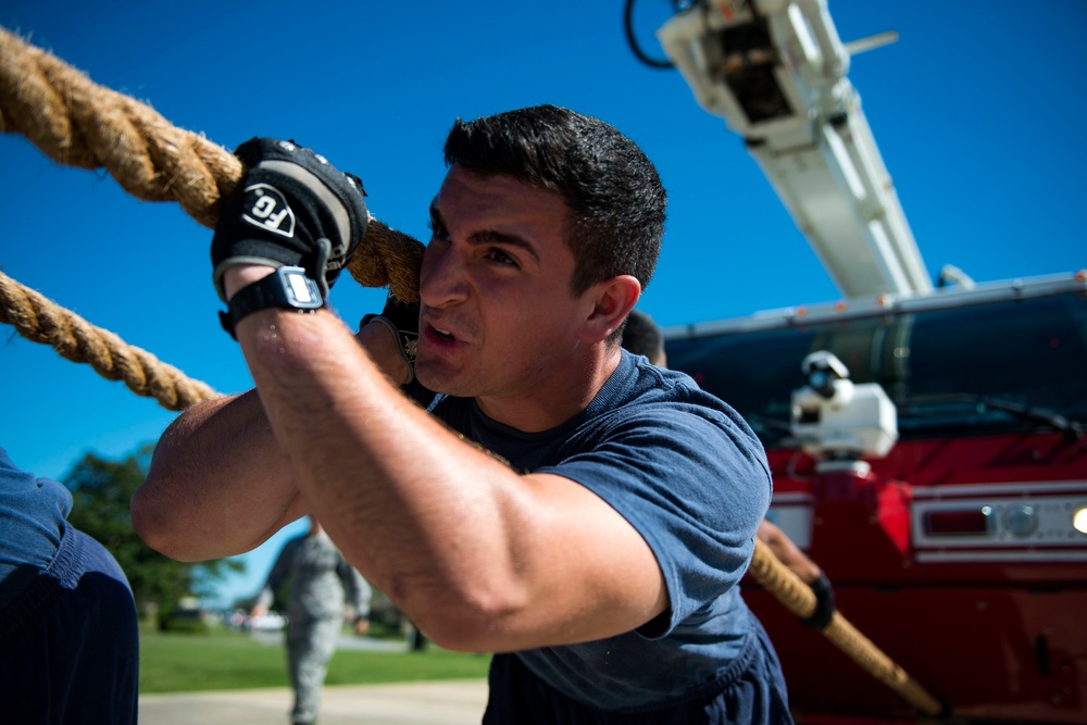 Airmen ‘bring the heat’ during annual fire muster