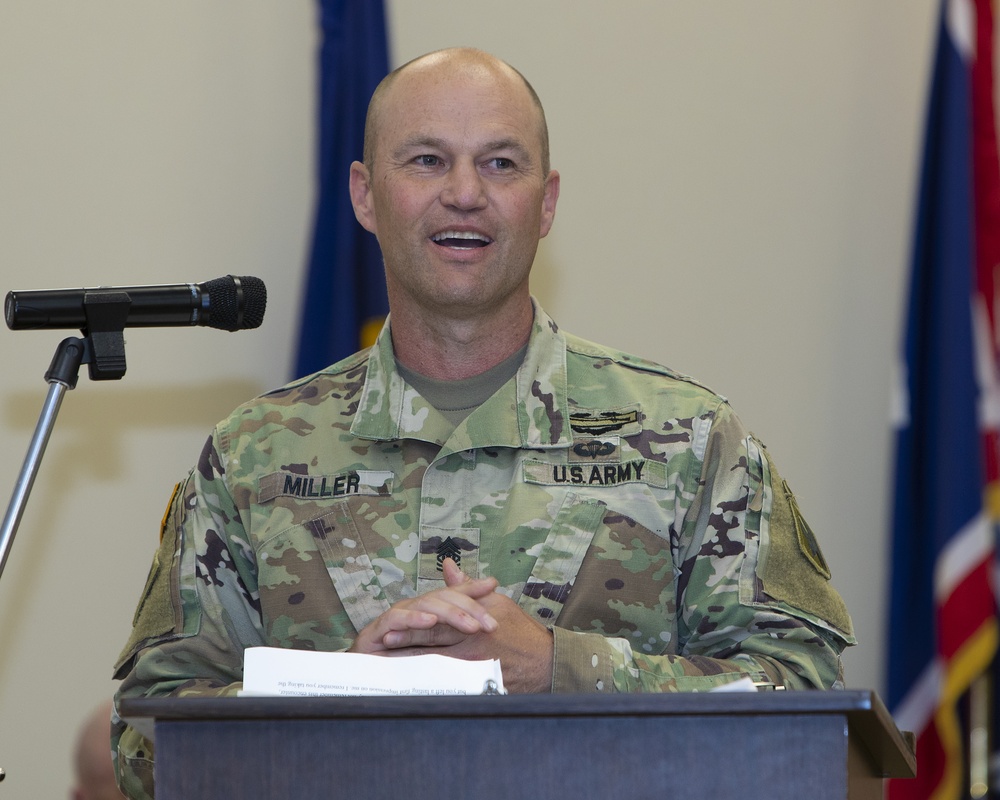 Oklahoma National Guard Change of Responsibility Ceremony.