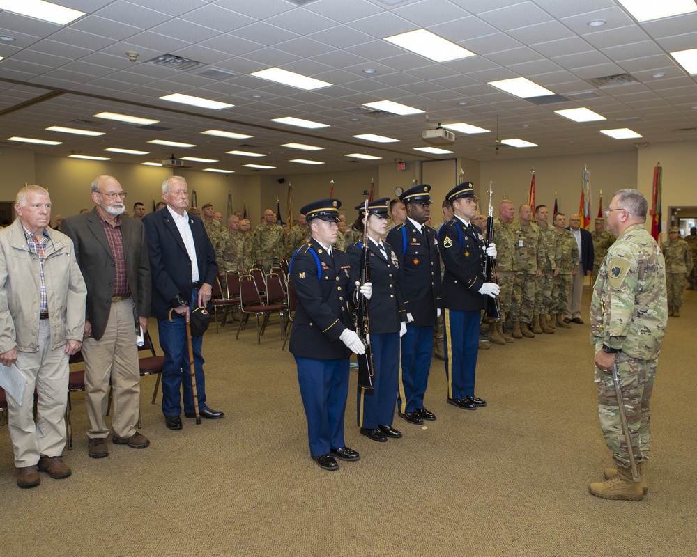 Oklahoma National Guard Change of Responsibility Ceremony.