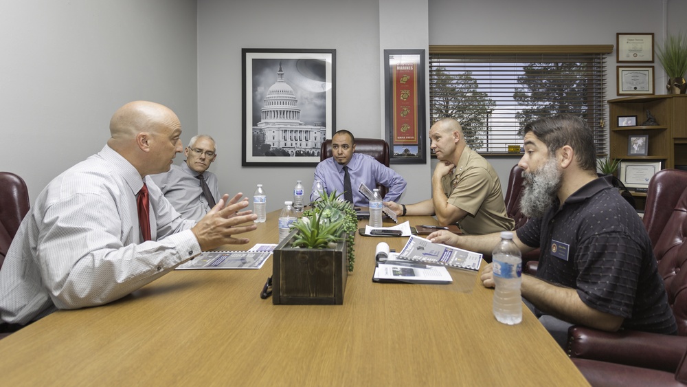 MCLB Barstow command visits Silver Valley Unified School District