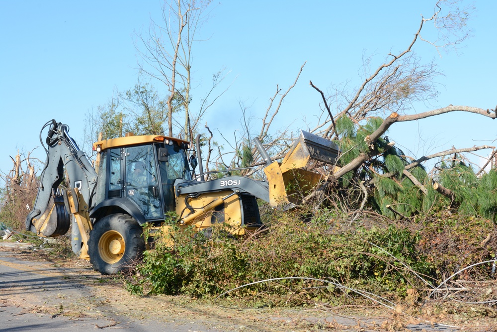 202nd REDHORSE clears debris after Hurricane Michael