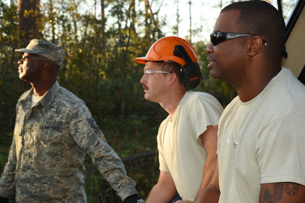 165th Airlift Wing conducts Hurricane Michael relief