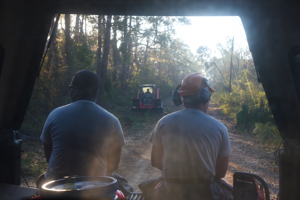 165th Airlift Wing conducts Hurricane Michael relief