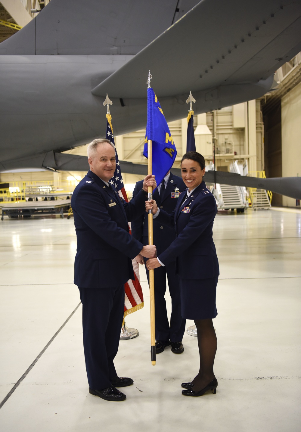 Maintenance welcomes former controller as newest commander