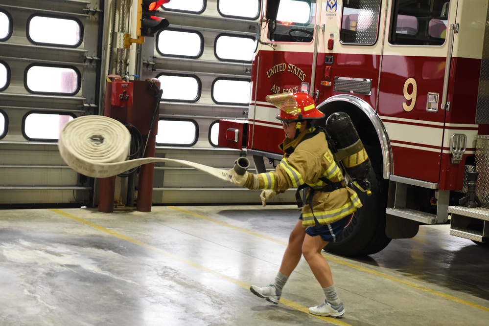 Fire prevention week warms up at Ellsworth