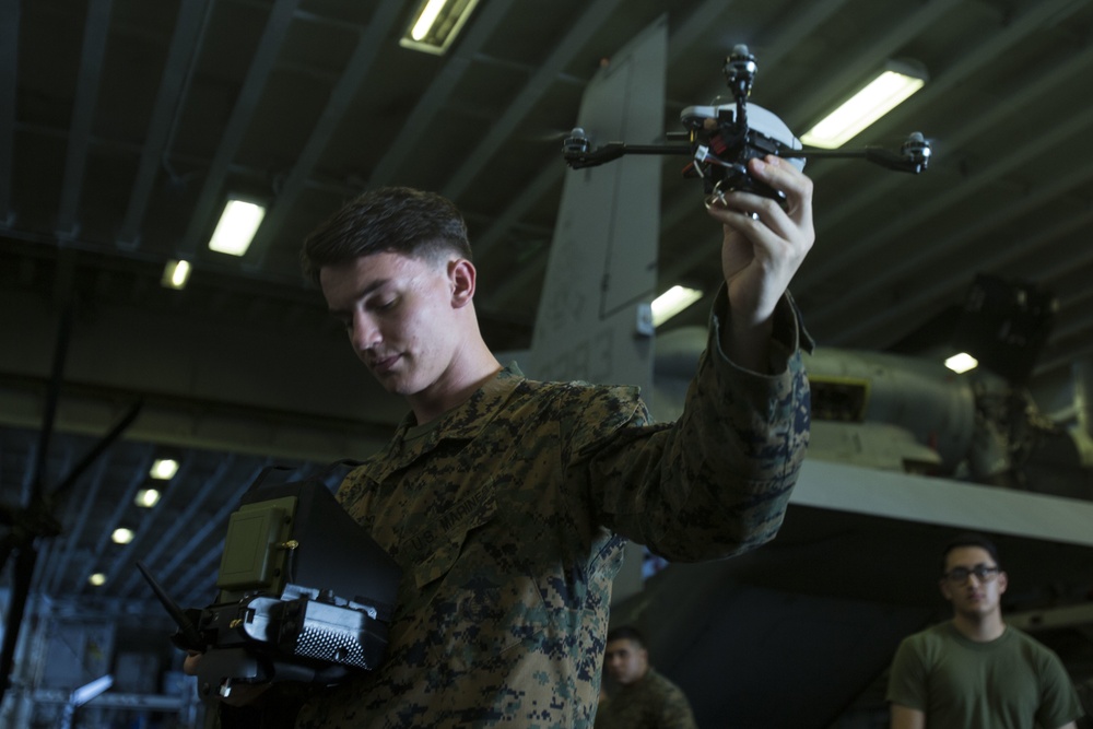 BLT Marines test the Instant Eye during fall patrol