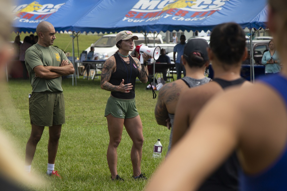 Ashley Horner comes to Okinawa for Camp Valor HIIT Workout