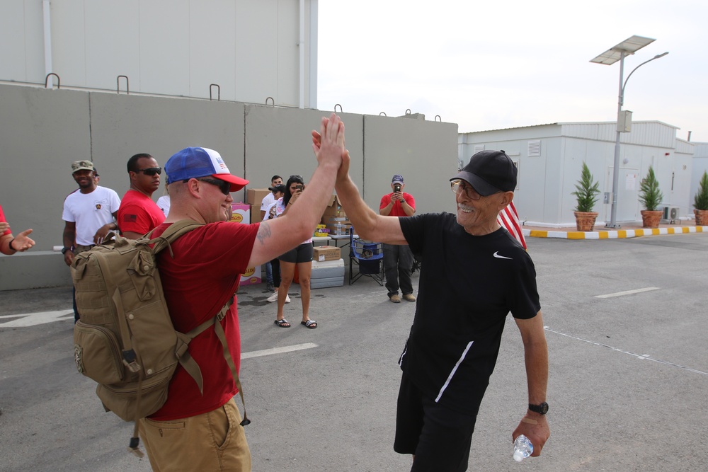 Young-at-heart linguist, 82, completes 28-mile “March For The Fallen”Jordan event