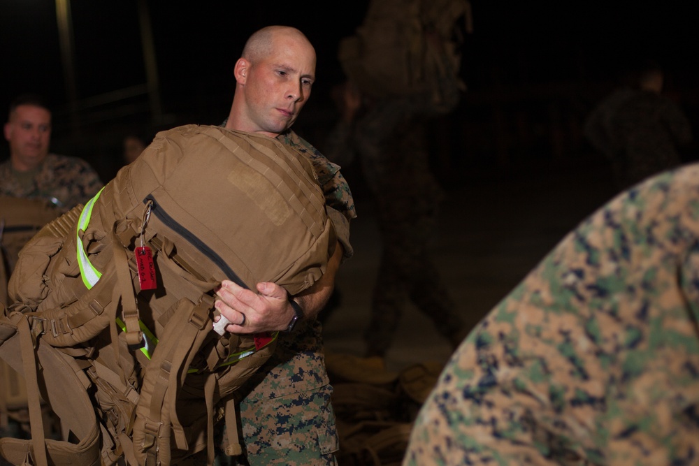 2nd MLG-Forward Marines Depart for Norway