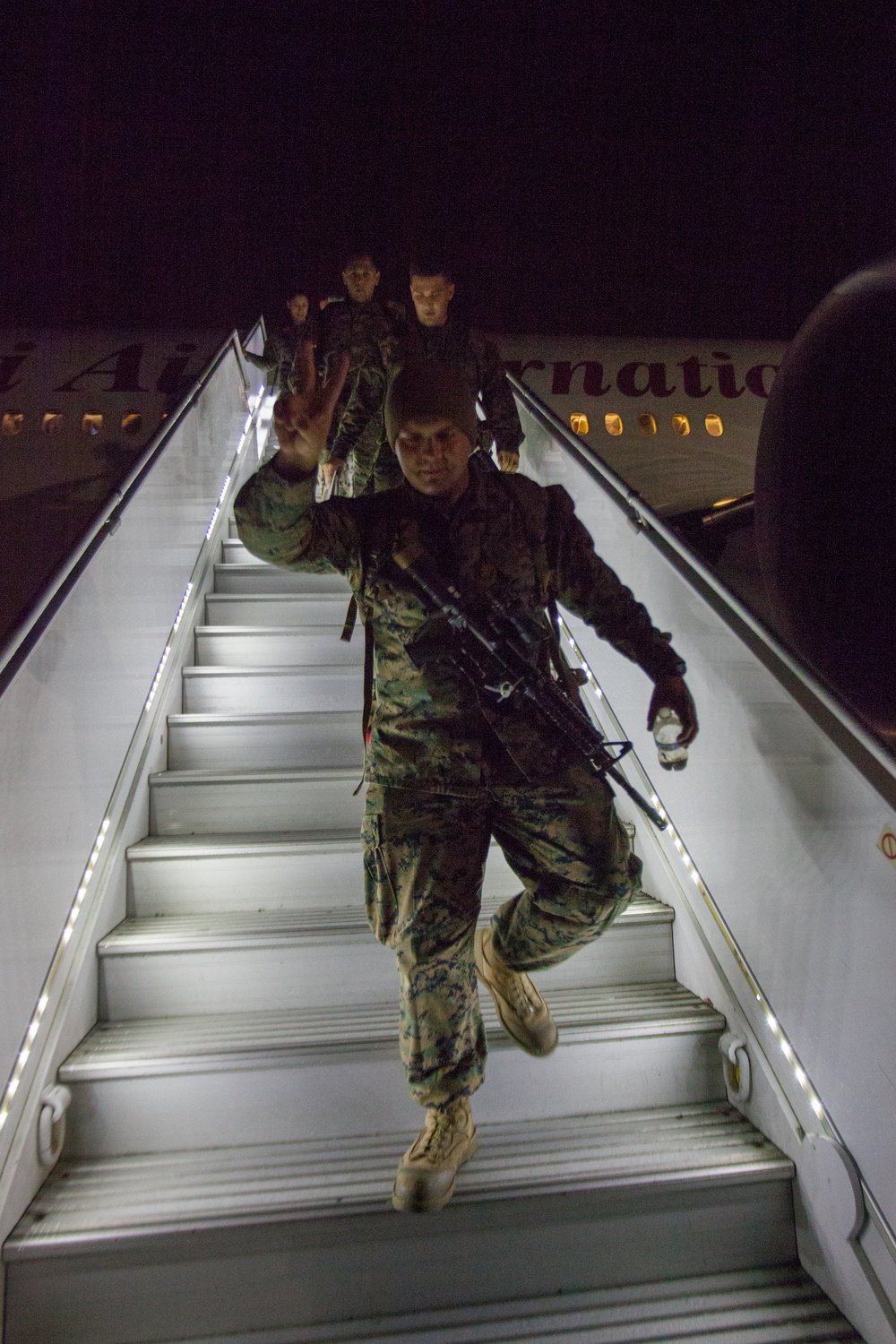 2nd MLG-Forward Marines Depart for Norway